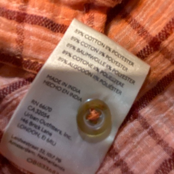 Pilcro Plaid Flannel Long Sleeve Size SP B22 - Picture 3 of 3